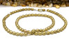 Gold Plated Ethiopian Brass 6-7mm Bicone