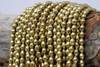 Gold Plated Ethiopian Brass 6-7mm Bicone