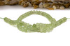 Jade Polished 5x8mm Smooth Rondelle - Dyed Light Olive