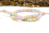 Jade Polished 5x8mm Smooth Rondelle - Dyed Pastel Mix