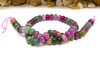 Jade Polished 5x8mm Smooth Rondelle - Dyed Light Tourmaline
