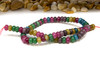Jade Polished 5x8mm Smooth Rondelle - Dyed Candy Fall Mix