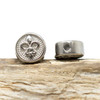 Stainless Steel 10mm Fleur De Lis Bead