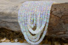 Ethiopian Opal Polished 4-6mm White Faceted Rondelle - Graduated