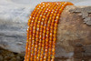 Zircon CZ A Grade Polished Orange 4mm Faceted Round