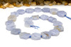 Blue Lace Agate Polished 15-18mm Hexagon