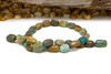 Natural Turquoise Polished 8-12mm Rectangle Nugget