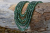 Green Apatite Polished 3-5.5mm Graduated Rondelle