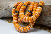 Spiny Oyster, Turquoise, Lapis 8-17mm Heishi - Graduated