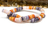 Wampum Shell and Spiny Oyster 10mm Heishi