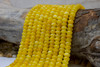 Jade Polished 5x8mm Dyed Yellow Rondelle