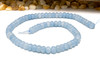 Jade Polished 5x8mm Dyed Sky Blue Rondelle