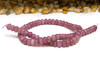 Jade Polished 5x8mm Dyed Dark Dusty Orchid Rondelle