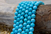 Magnesite Polished 10mm Turquoise Round