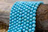 Magnesite Polished 8mm Turquoise Round