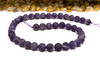 Dogtooth Amethyst Matte 10mm Round