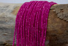 Chalcedony Polished 2mm Hot Pink Faceted Round
