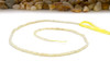 Aquamarine Polished 2mm Yellow Banded Faceted Round