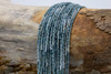 Aquamarine Banded Polished 2mm Faceted Round