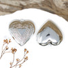 Silver Plated 28mm Heart Locket Charm