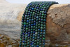 Chrysocolla Dyed Polished 4mm Round