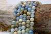 Blue Calcite Mixed Polished 10mm Round