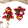 Lampwork Glass 26x22mm Christmas Tree Bead
