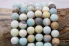 Amazonite Matte 12mm Round