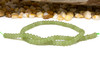 Jade Polished 4x6mm Smooth Rondelle - Dyed Olive