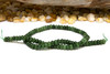 Jade Polished 4x6mm Smooth Rondelle - Dyed Forest Green