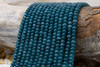 Jade Polished 4x6mm Smooth Rondelle - Dyed Dark Eucalyptus