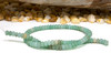 Jade Polished 4x6mm Smooth Rondelle - Dyed Aqua Mix