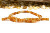 Jade Polished 4x6mm Smooth Rondelle - Dyed Tangerine Mix