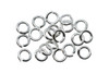 Plated Silver 3mm 22 Gauge OPEN Jump Rings - 20 Pieces