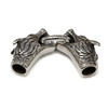 Stainless Steel 6mm Cord - Dragon Spring Gate Clasp