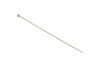 Satin Hamilton Gold 2" Long 20 Gauge Ball End Head Pins - 20 Pieces