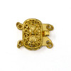 Gold Plated 14x15mm 2 Strand Box Clasp