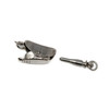 Stainless Steel 17x7mm Oval Box Clasp