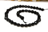 Black Onyx Polished 8mm Faceted Coin