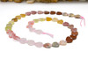 Rose/Cherry Quartz, Goldstone, Rhodonite, Crazy Lace Agate 8mm Flat Heart