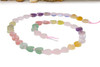 Rose/Cherry Quartz, Amethyst, Jade, Aventurine 8mm Flat Heart
