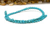 Manmade Polished 6mm Dyed Turquoise Heart