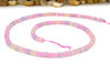 Jade Polished 4x2mm Smooth Rondelle - Dyed Light Pastel Mix