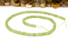 Jade Polished 4x2mm Smooth Rondelle - Dyed Gooseberry