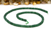 Jade Polished 4x2mm Smooth Rondelle - Dyed Light Emerald
