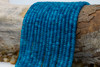 Jade Polished 4x2mm Smooth Rondelle - Dyed Mixed Capri Blue