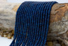 Jade Polished 4x2mm Smooth Rondelle - Dyed Montana Blue