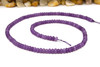 Jade Polished 4x2mm Smooth Rondelle - Dyed Dusty Mauve