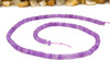 Jade Polished 4x2mm Smooth Rondelle - Dyed Light Mauve