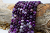 Striped Agate Polished A Grade 8mm Purple Round